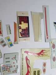 ✨VINTAGE✨ LOT 1:24/25 Scale Auto Racing Hot Rod Model Kit Decal Sheets 1960s-80s