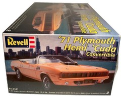 Revell 1971 Plymouth Hemi ‘Cuda Convertable Model Kit 1/24 Sealed 85-2381 (B46)