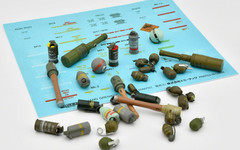 TomyTec Little Armory 1/12 LD046 GRENADE SET Model Kit