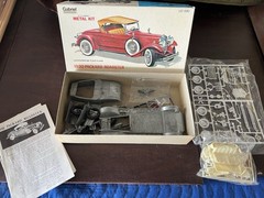Vintage Gabriel Metal Model Kit 1/22 Scale Packard Roadster 1930