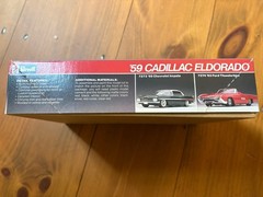 Revell ‘59 Cadillac Eldorado Convertible Plastic Model NIOB 1/32 (1985) Yellow