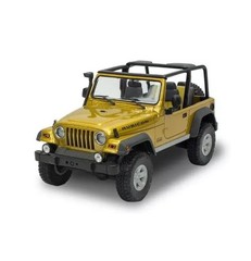 Revell Jeep Wrangler Rubicon Plastic Model Kit Yellow Black 14501-0240