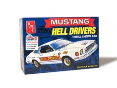 AMT 1475 1:25 Scale 1977 Ford Mustang Hells Drivers Hobby Plastic Model Kit