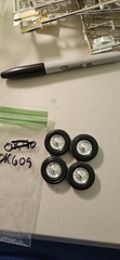 MODEL CAR WHEELS AND TIRES OK609