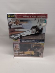 Lot(2) Revell Dragser Kits 1:25 Scale 7497 Mobile 1 85-7650 Pennzoil New/Sealed
