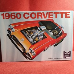 Collectible Mini Box 1960 Chevy Corvette 1:25 Scale Model Car Part MPC