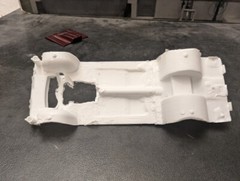 AMT 1/25 64 Chevy Malibu SS Exhaust Delete Resin Cast Pro Street Chassis