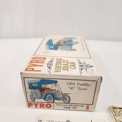 Pyro 1909 Cadillac 30 Tourer Vtg Brass Car Model 1/32 Scale 1967 Partly Built