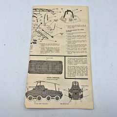 Monogram Panzerspahwagen Sd.Kfz 232 1/32 Model 7581 Armor Series Vintage 1974