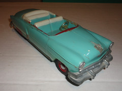 Vintage 1950 Chevrolet Convertible Sea Foam Green Dealer Promo Car Bank