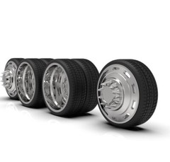 1:25 3d Printed 30” ADF Style Dually Setup Wheels. Comes In Chrome