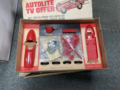 Strombecker Maserati 250F Slot Car Kit Racing 1/24 NOS 1959 Autolite Promo NIB