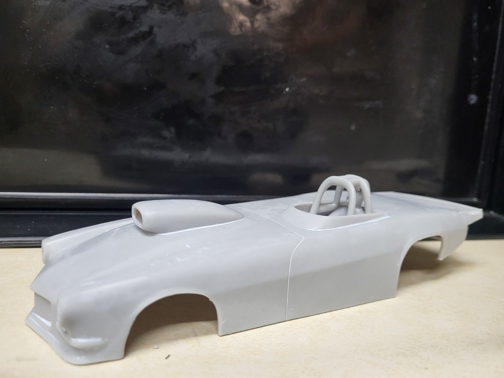 1/24 scale resin 3d printed 1973 Camaro Roadster body slot car model