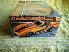 VINTAGE/NEW, SEALED! MPC (1984) 1975 CORVETTE CONVERTIBLE, #6360-11EO, ERTL, USA