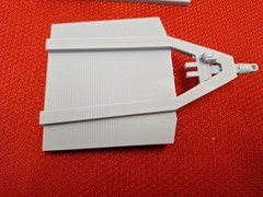 ABS Type Resin 3D Printed Car Enclosed Transport Tri-axel Trailer Kit