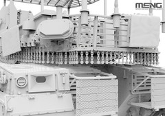 MENG 1/35 TS-056 Merkava Mk.4M w/roof-mounted slat armor Israel Main Battle Tank