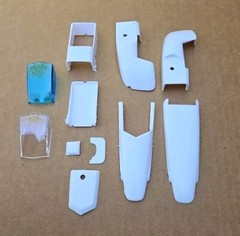 AMT 1/25 DOUBLE DRAGSTER, RAIL BODY AND RELATED PARTS