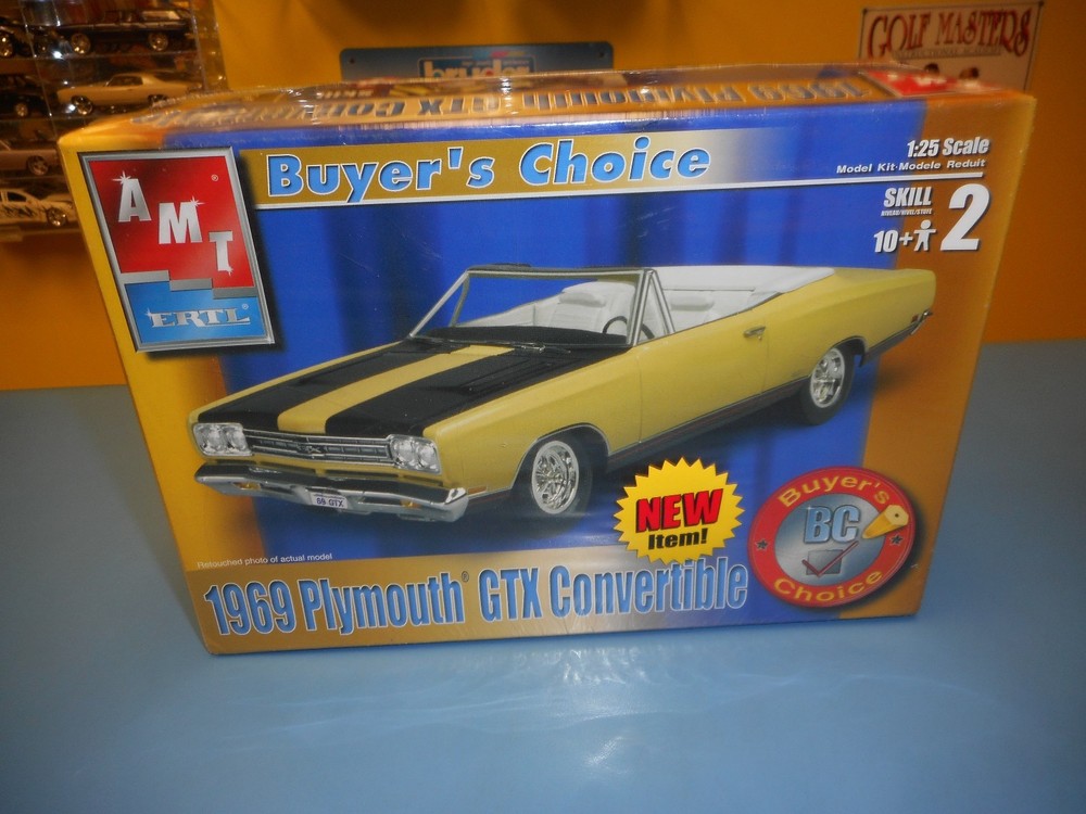 AMT ERTL MUSCLE 1969 PLYMOUTH GTX CONVERTIBLE BUYER’S CHOICE “NEW”