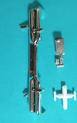 🔥58 EDSEL PACER CHROME REAR BUMPER – AMT 1087M – MODEL KIT PARTS LOT FORD🔥