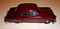 Vintage 1951 Chevrolet 4 Door Sedan Dark Maroon Dealer Promo Car Bank