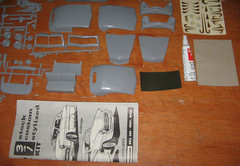 AMT 1950 Ford Convertible Kit # T-150 Unbuilt in Box Styline Grey 60s Issue 50