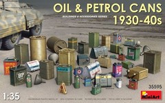 Miniart 1/35 Oil & Petrol Cans 1930-40s (36) #35595 📌Listed in USA📌