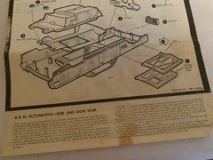 Vintage Annual AMT 1964 Buick Wildcat Ht Model Kit Instructions Sheet Only