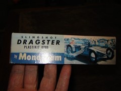 Monogram 0789 Slingshot Dragster Box Opened Kit Mint in Box 1/25 Scale 1996 Kit