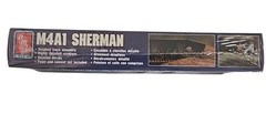 Vintage AMT ERTL M4A1 Sherman Tank 1/72 Scale Model Kit Sealed Parts #8639