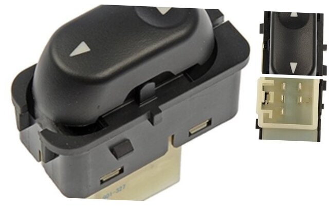 901-327 Power Window Switch – Front Right And Rear, 1 Button Compatible with
