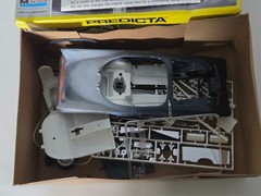 Monogram Predicta 1/24 Scale Futuristic Car Model Kit Partially Assembled