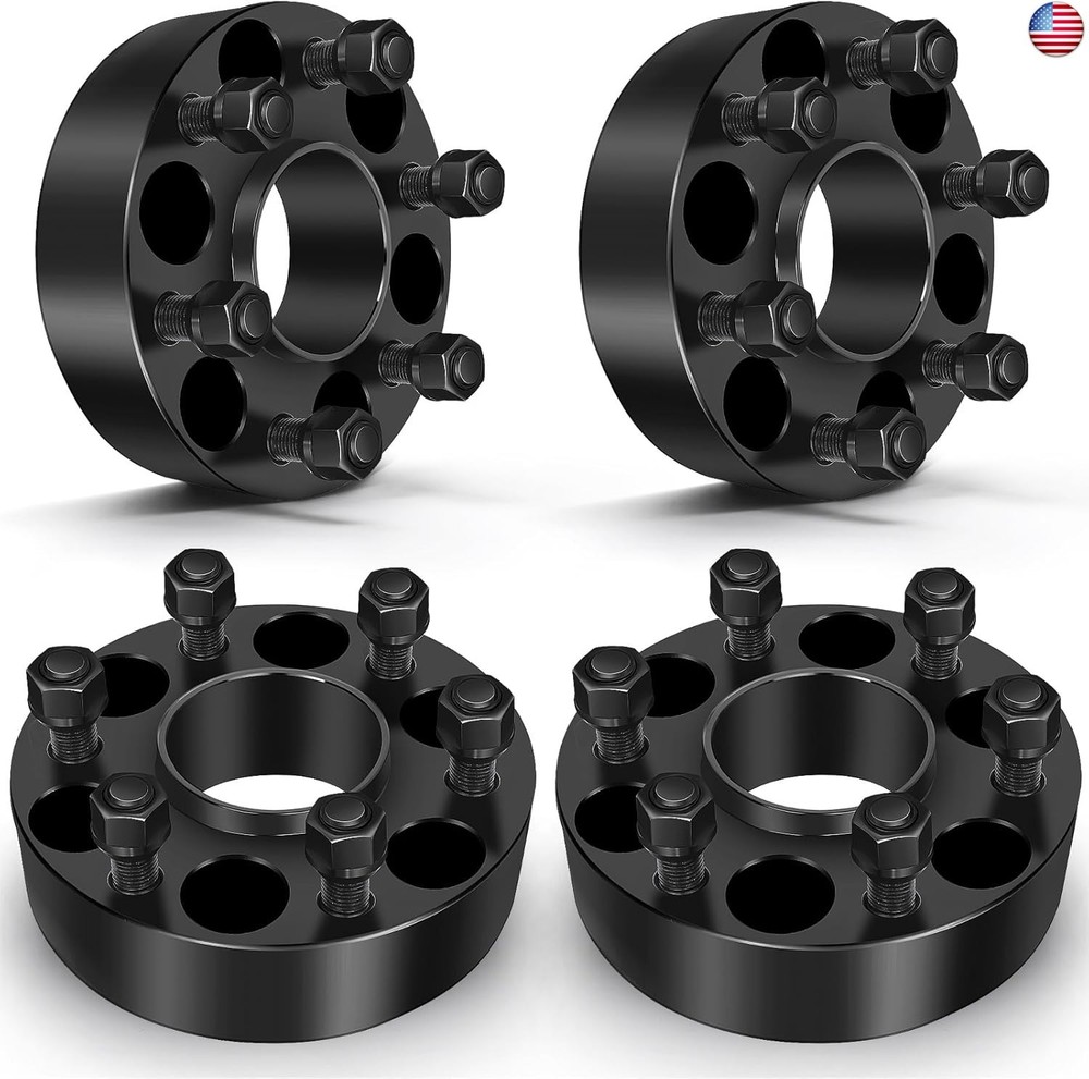 ECCPP 4PCS 6x120mm to 6x120mm Hubcentric Wheel Spacers 1.5 inch 6 Lug 14×1.5