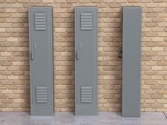 1/24 1/25 Scale Locker Set – For car garage or workshop diorama (set of 3)