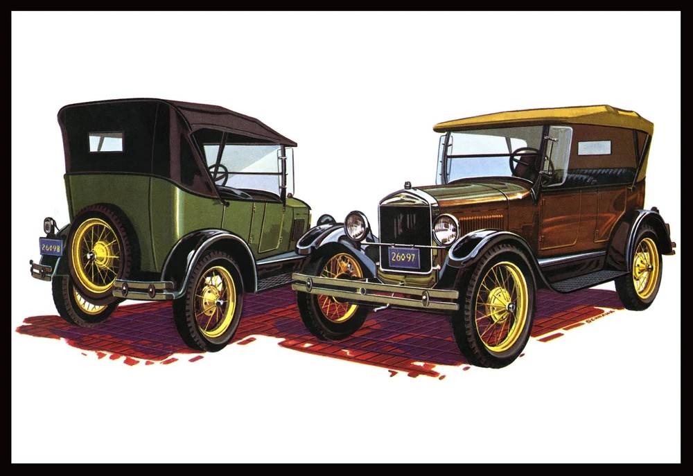 AMT 1490 1927 Ford Touring “T” 1/25 model kit