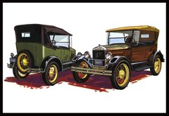 AMT 1490 1927 Ford Touring “T” 1/25 model kit
