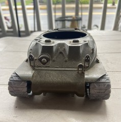 Vtg Revell Model SHERMAN Army Tank 1956 for Parts Or Repair