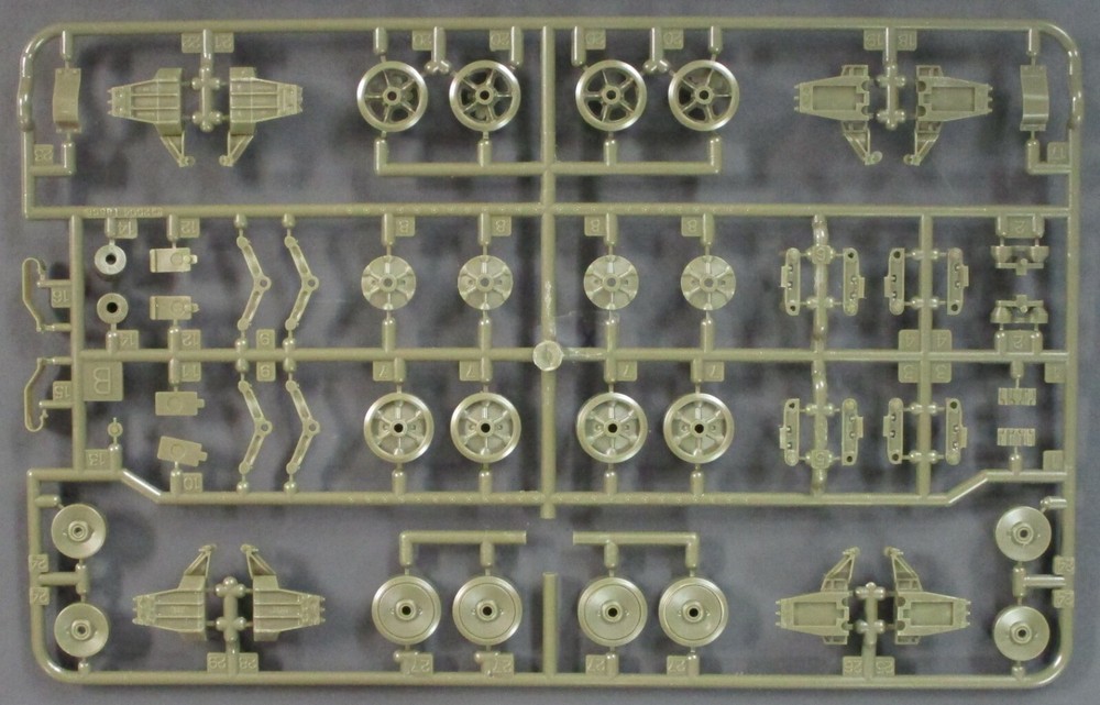 Asuka Models 1/35th Scale M4A1 Sherman – Parts Tree B from Kit No. 35-022