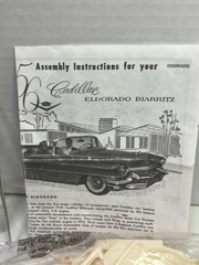 1/32 REVELLE 1956 CADILLAC ELDORADO BIARRITZ CONVERTIBLE UNBUILT MODEL CAR KIT