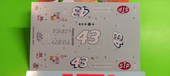 Dodge Charger Petty 43 1/25 Waterslide Decal Sheet STP NASCAR Donor Salvino Jr