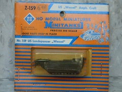 Roco Minitanks (NEW) 1/87 Z-159 WWII US Weasel Amphibious Armore Craft Lot#5672