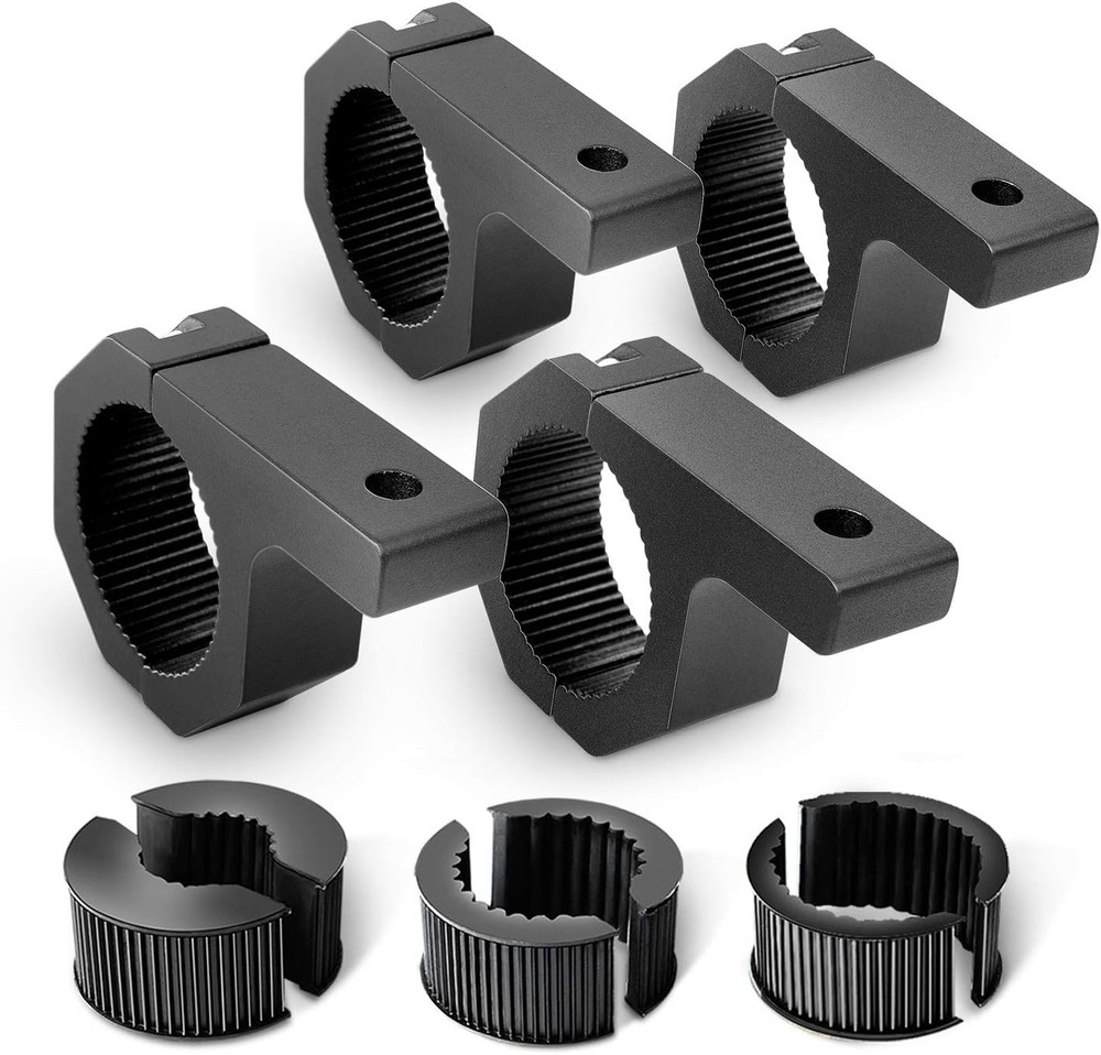 Nilight 4PCS LED Light Bar Mount Bracket Clamp Roof Roll Cage Holder
