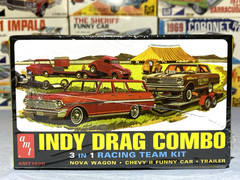 AMT/ROUND2 “INDY DRAG COMBO” NOVA F/C 3in1 KIT#AMT1520 1/25 BRAND NEW RE-RELEASE