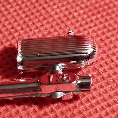 Chrome Blower Scoop 1960 Chevy Corvette 1:25 Scale Model Car Part MPC