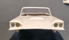66 year old AMT 1960 Thunderbird CV 3in1 customizing kit PRISTINE CONDITION !!!