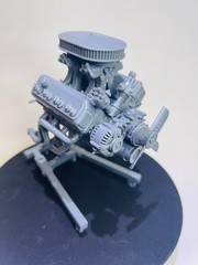3D PRINTED 426 HEMI PRO STOCK ENGINE WITH ENGINE STAND MODEL KIT *MADE IN USA* !