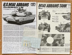 1/35 Tamiya Ukrainian M1A1 Abrams MBT 2023 Kit#25216 Open Box Sealed Parts New