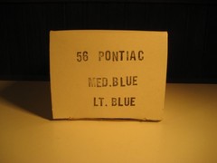 1956 Pontiac Star Chief Dealer Promo Med Blue/Lt Blue w/ Box 1/25th Scale