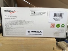 1/43 TSM HONDA CIVIC type R, ( turbo 320 HP) milano red, mint !!!