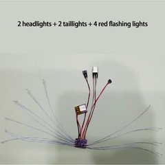 1/64 police Model cars LED For Modific Remote Control Lighting Electronic kitLwp