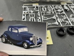 AMT 1934 Ford Coupe Street Rod 1/25 KIT McM Vintage Bagged kit